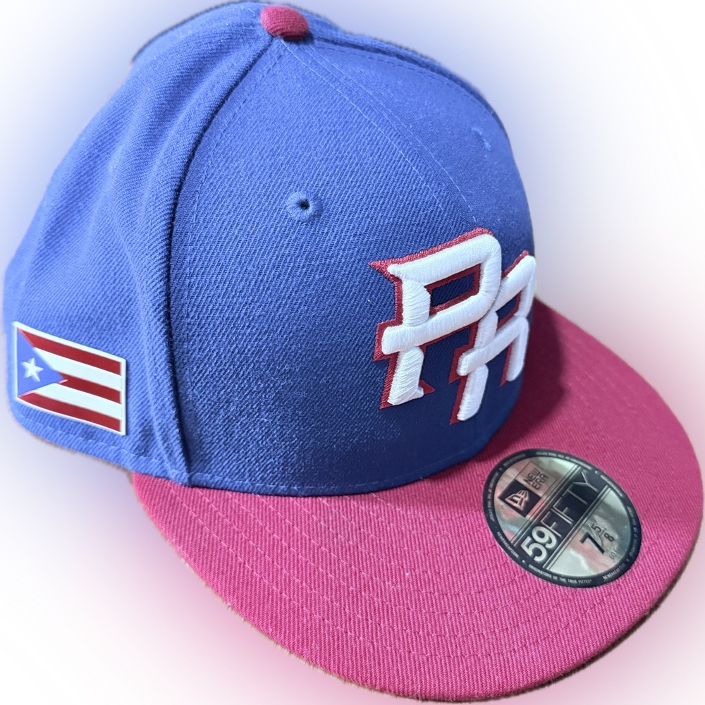 New Era Puerto Rico 2023 World Baseball Classic Fitted Cap - Blue & Red